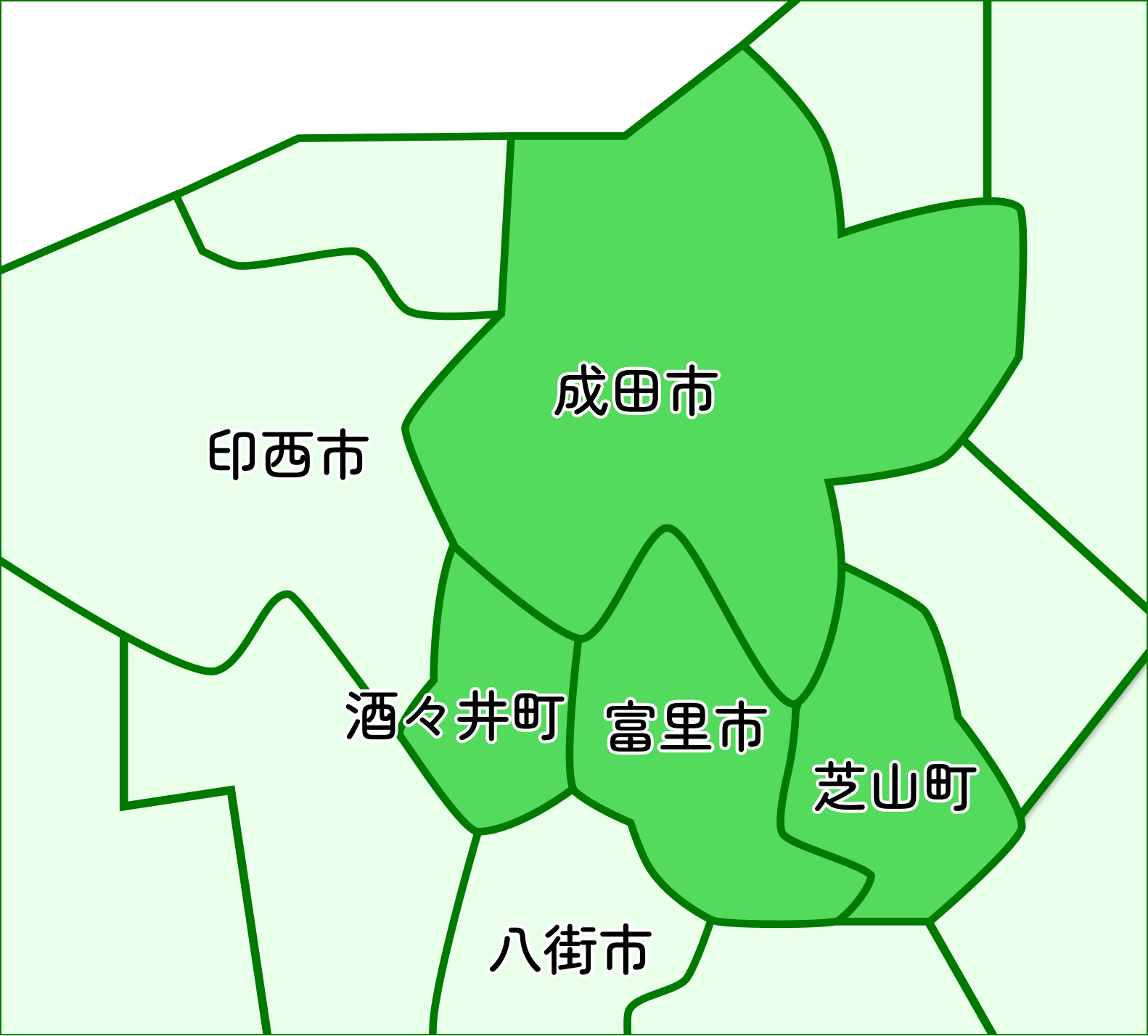 訪問エリア地図